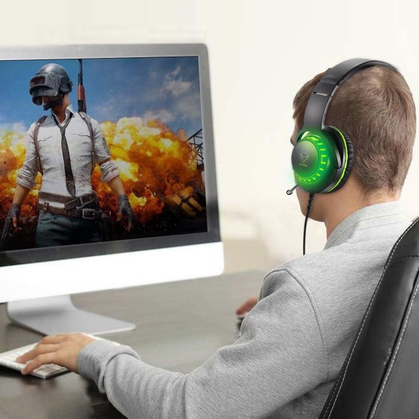 Masacegon H-11 is a primary kind of gaming headset, which brings you vivid sound field, sound clarity, sound shock feeling, capable of various games. Its super soft Over-ear pads is more comfortable for long time wear