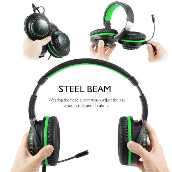 Masacegon H-11 is a primary kind of gaming headset, which brings you vivid sound field, sound clarity, sound shock feeling, capable of various games. Its super soft Over-ear pads is more comfortable for long time wear