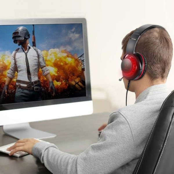 Masacegon H-10 is a primary kind of gaming headset, which brings you vivid sound field, sound clarity, sound shock feeling, capable of various games. Its super soft Over-ear pads is more comfortable for long time wear